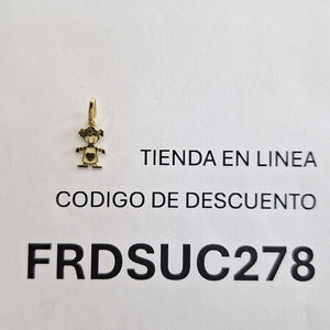 DIJE NIÑA 10K 0.3 GR (NUEVO)