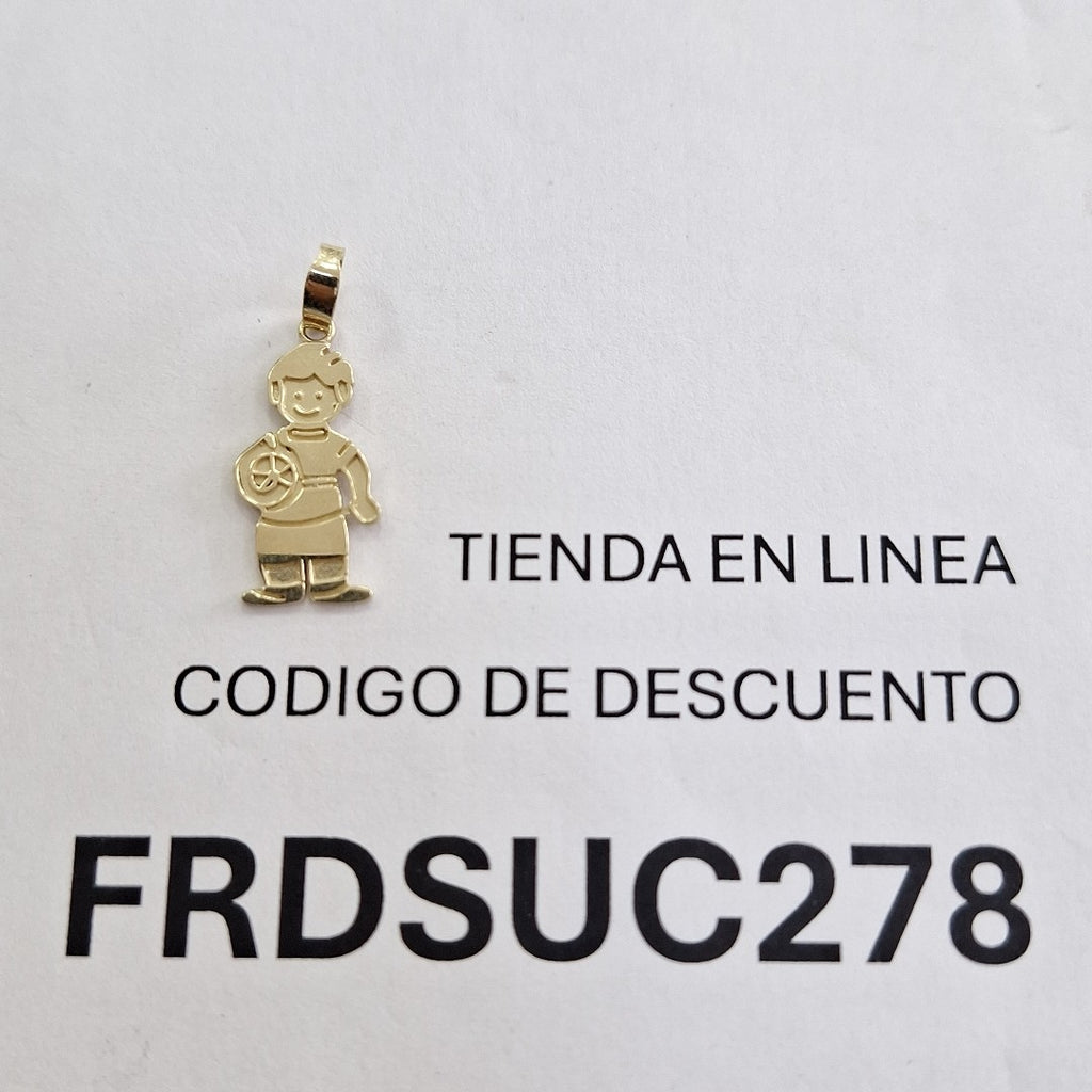 DIJE NIÑO 10K 0.9 GR (NUEVO)