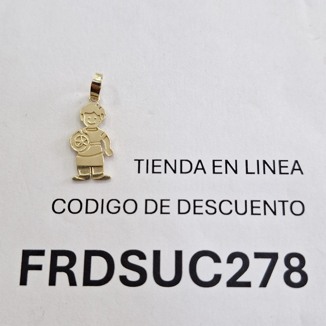 DIJE NIÑO 10K 0.9 GR (NUEVO)