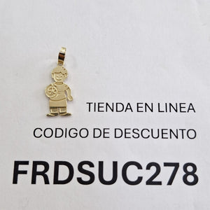 DIJE NIÑO 10K 0.9 GR (NUEVO)