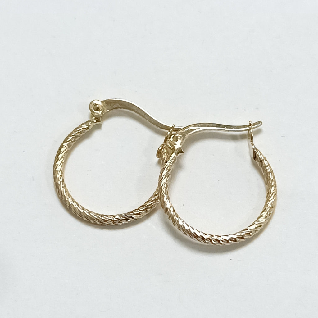 ARETES ARRACADAS 14K 1.2 GR (NUEVO)