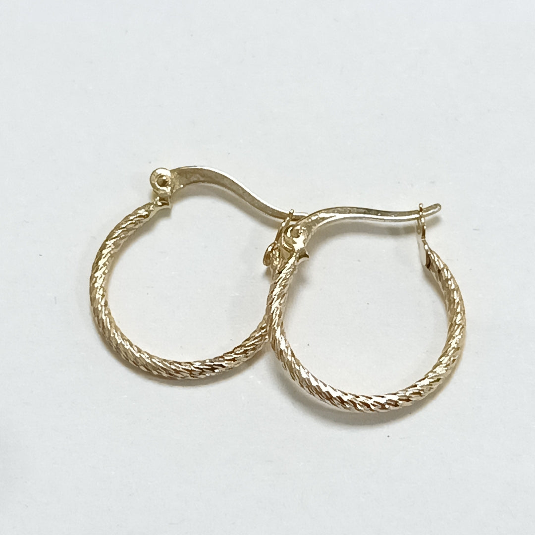ARETES ARRACADAS 14K 1.2 GR (NUEVO)
