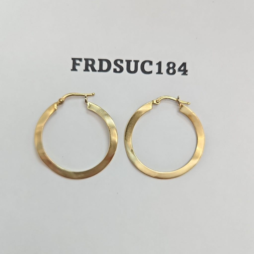 ARRACADAS PAR ORO 14 K 4.3 GRMS (SEMINUEVO)