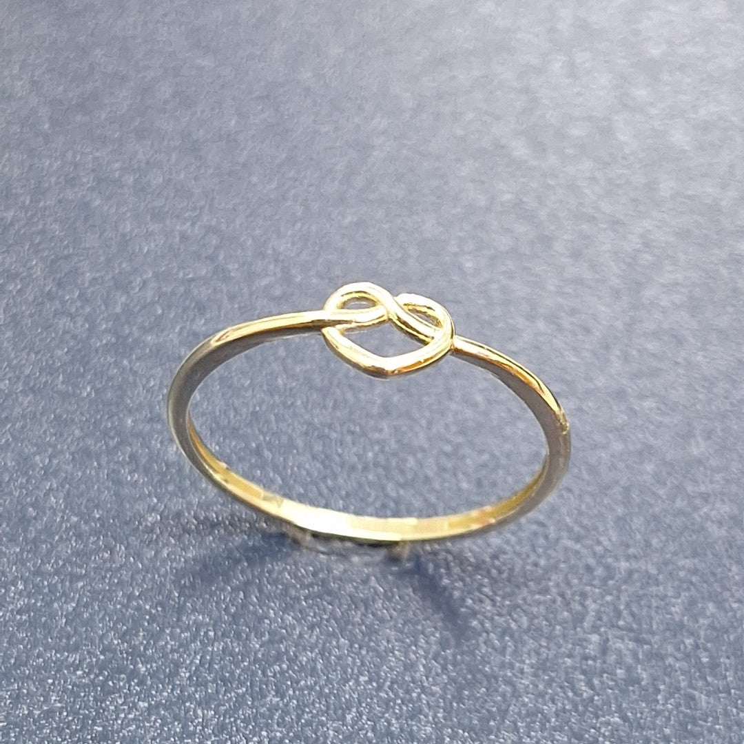 ANILLOS ANILLITO FIG CORAZON 10K TALLA 9 0.8 GR (NUEVO)