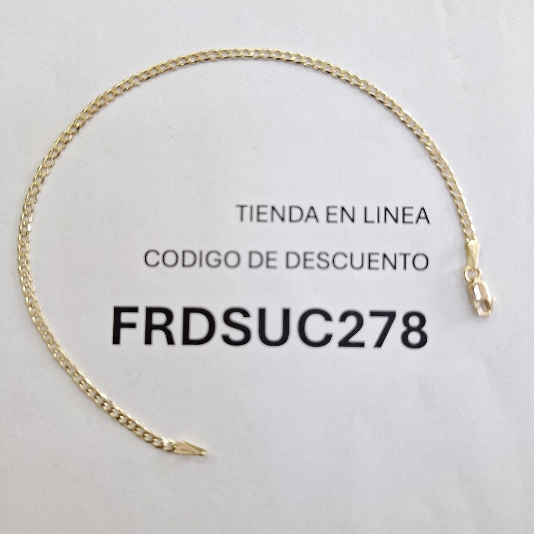 PULSERA BARBADA 14K 21 CM 2.3 GR (NUEVO)