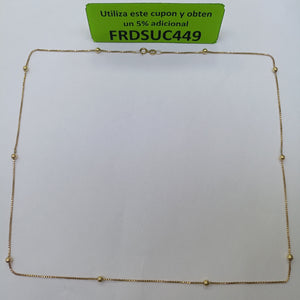 CADENA ORO 14 K 3.1 GRMS (SEMINUEVO)