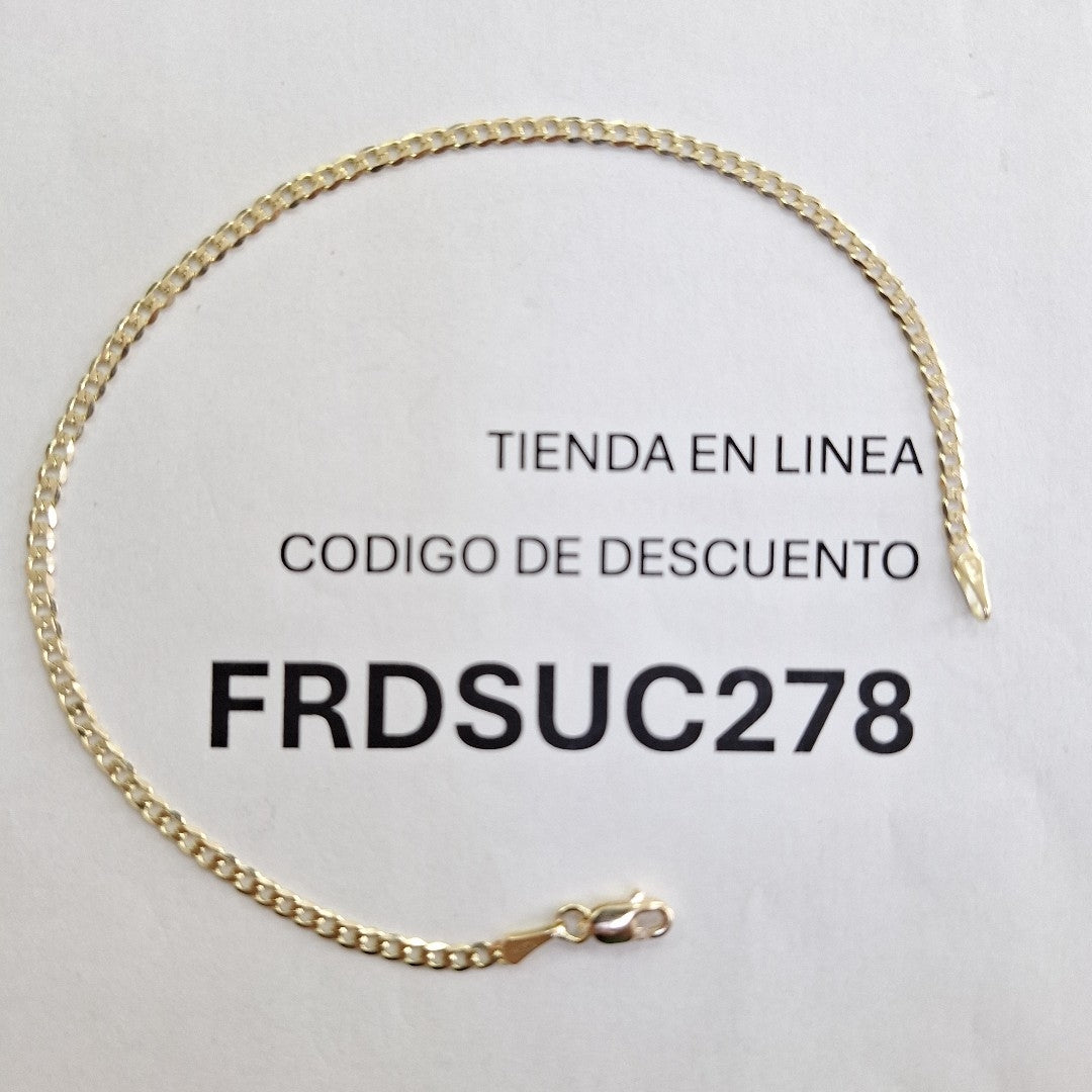 PULSERA BARBADA 14K 21 CM 2.3 GR (NUEVO)