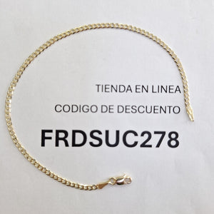 PULSERA BARBADA 14K 21 CM 2.3 GR (NUEVO)