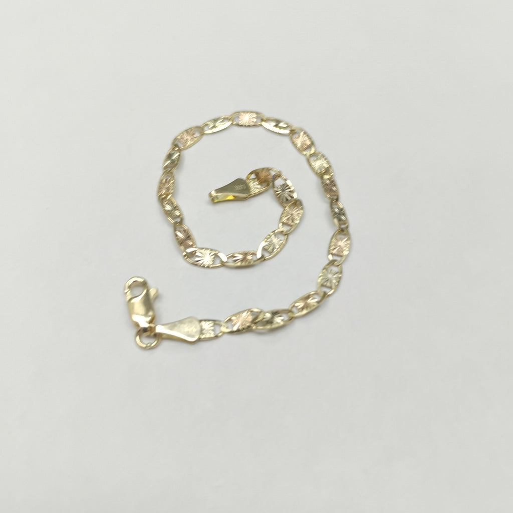 PULSERA GUCHI 14K 18 CM 3 GR (NUEVO)