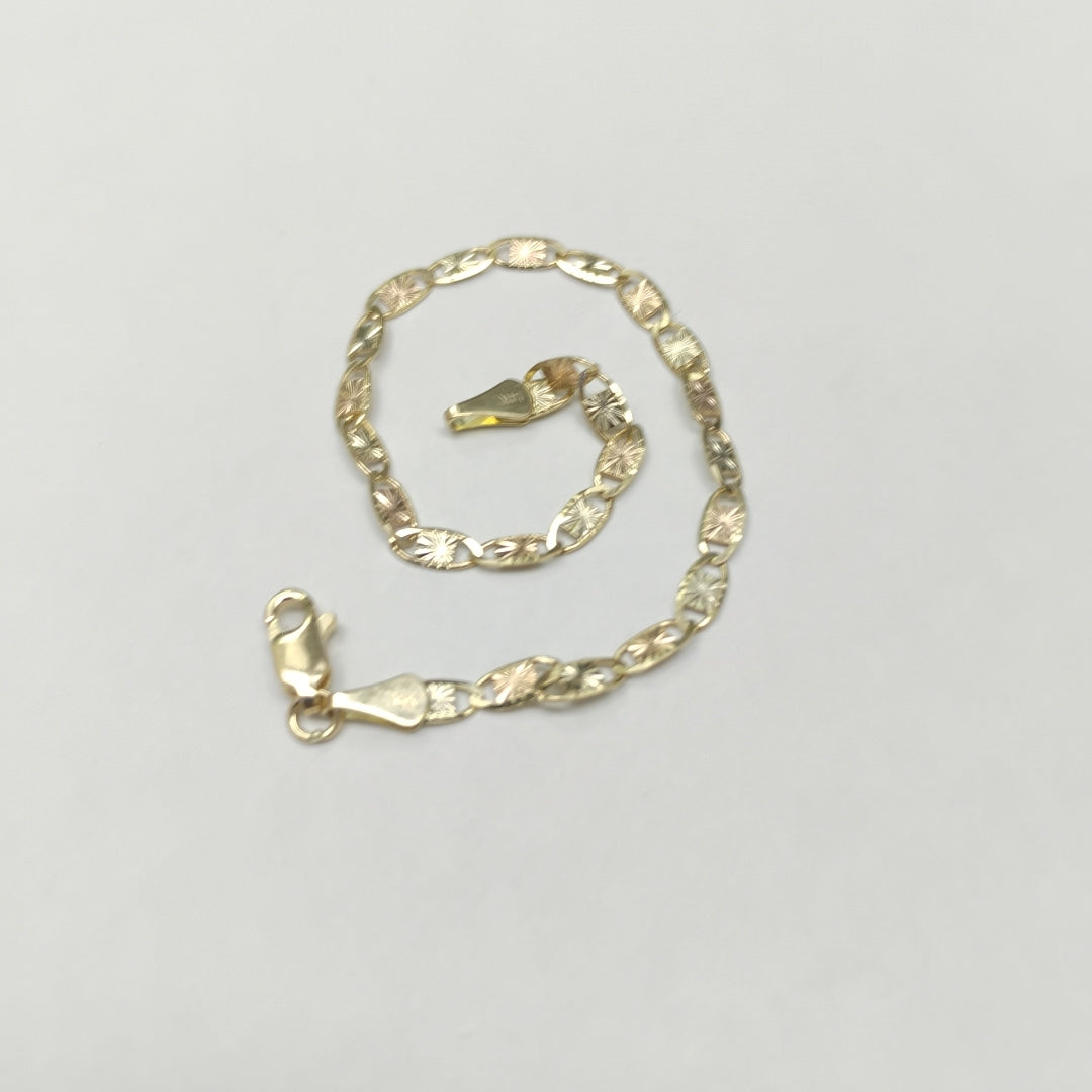 PULSERA GUCHI 14K 18 CM 3 GR (NUEVO)