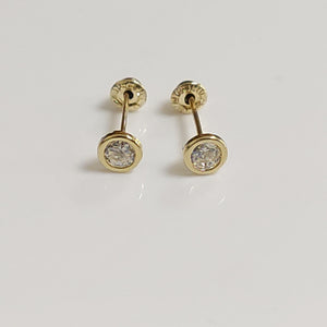 BROQUELES BROQUEL C CIRCONIA 14K 0.1501 GR (NUEVO)