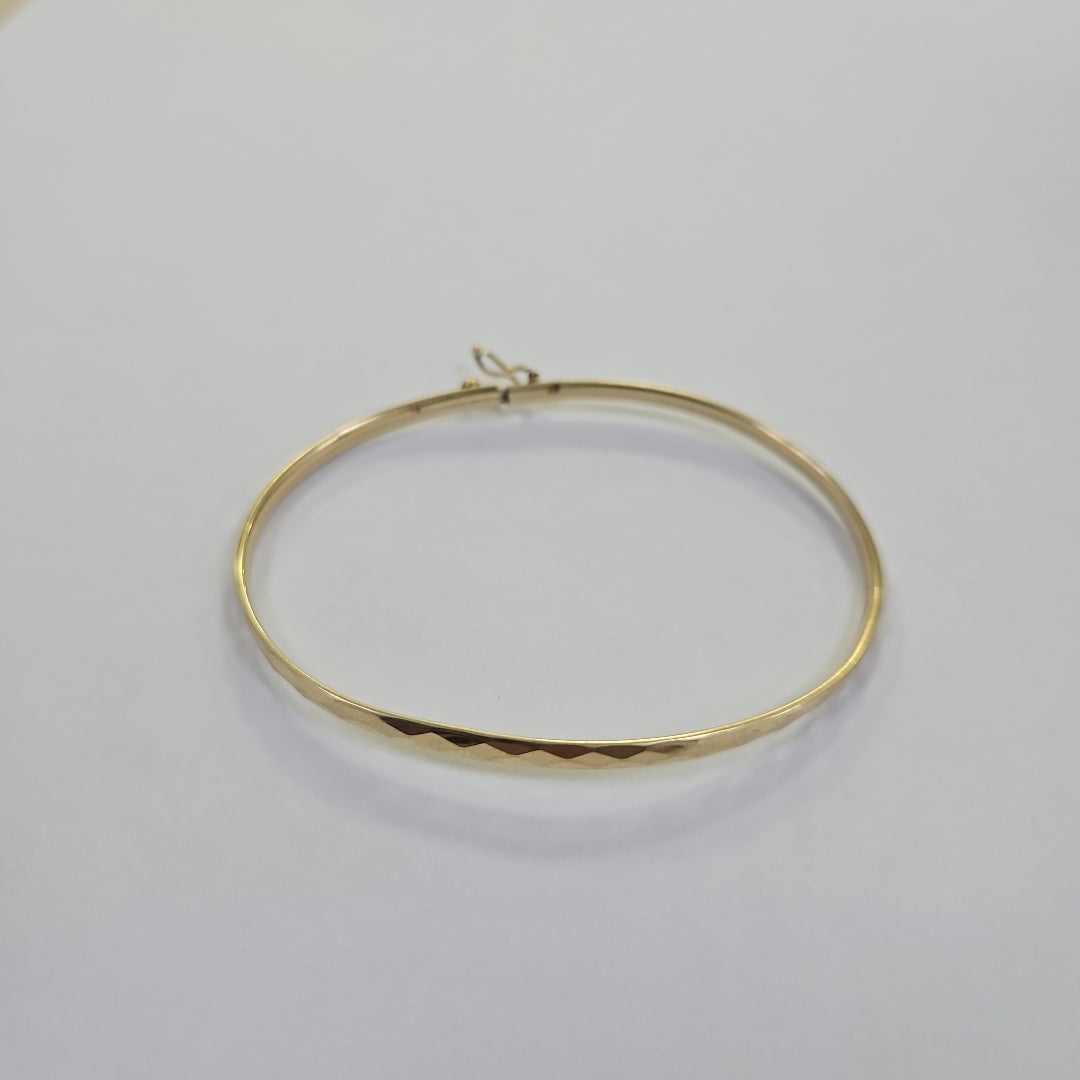 PULSERA RIGIDA ORO 14 K 3,40 GRMS (SEMINUEVO)