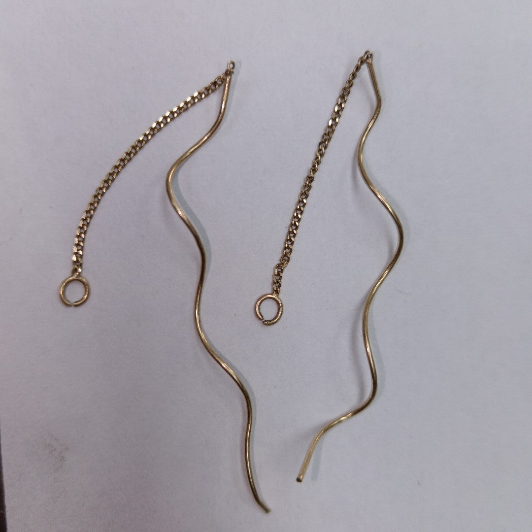 VIOLADORES PAR ORO 14 K 0.6 GRMS (SEMINUEVO)