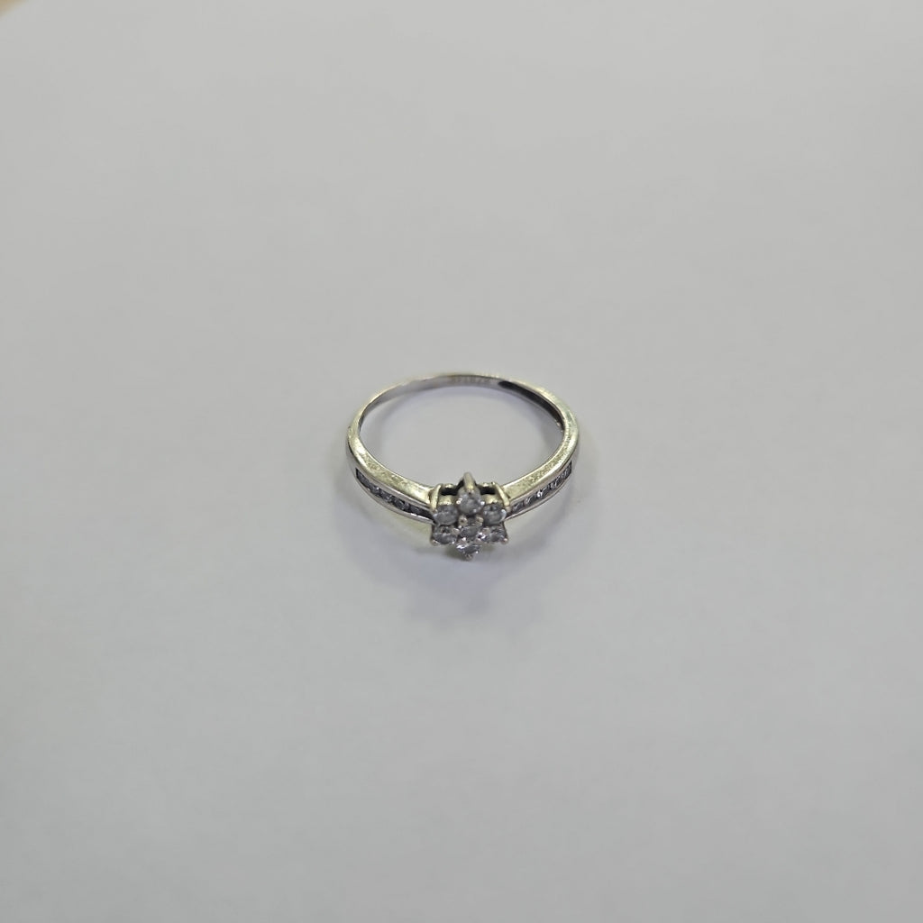 ANILLITO ORO, ORO BLANCO 14 K 1.9 GRMS (SEMINUEVO)
