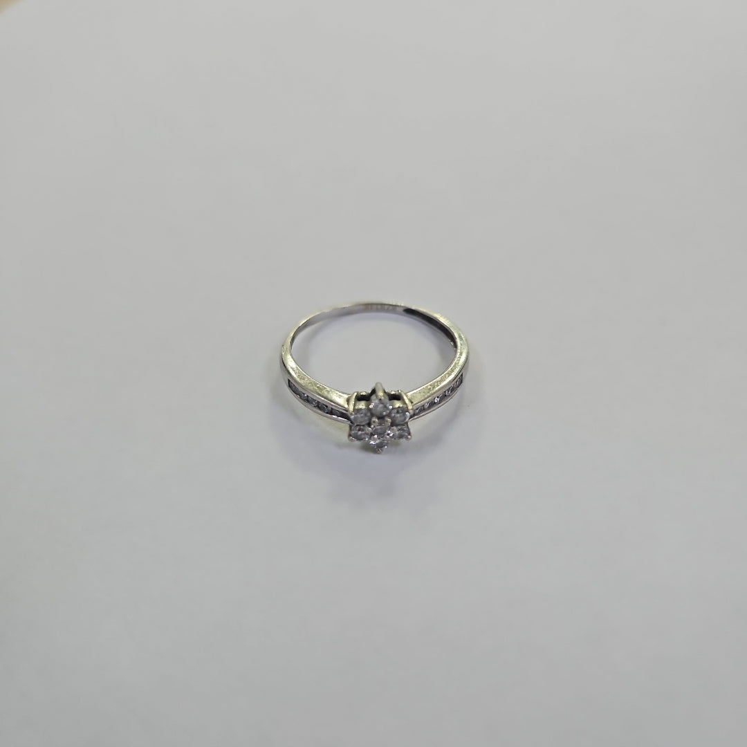 ANILLITO ORO, ORO BLANCO 14 K 1.9 GRMS (SEMINUEVO)