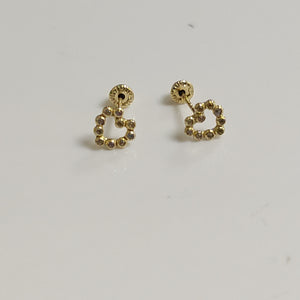 BROQUELES BROQUEL FIG CORAZON 14K 0.23 GR (NUEVO)