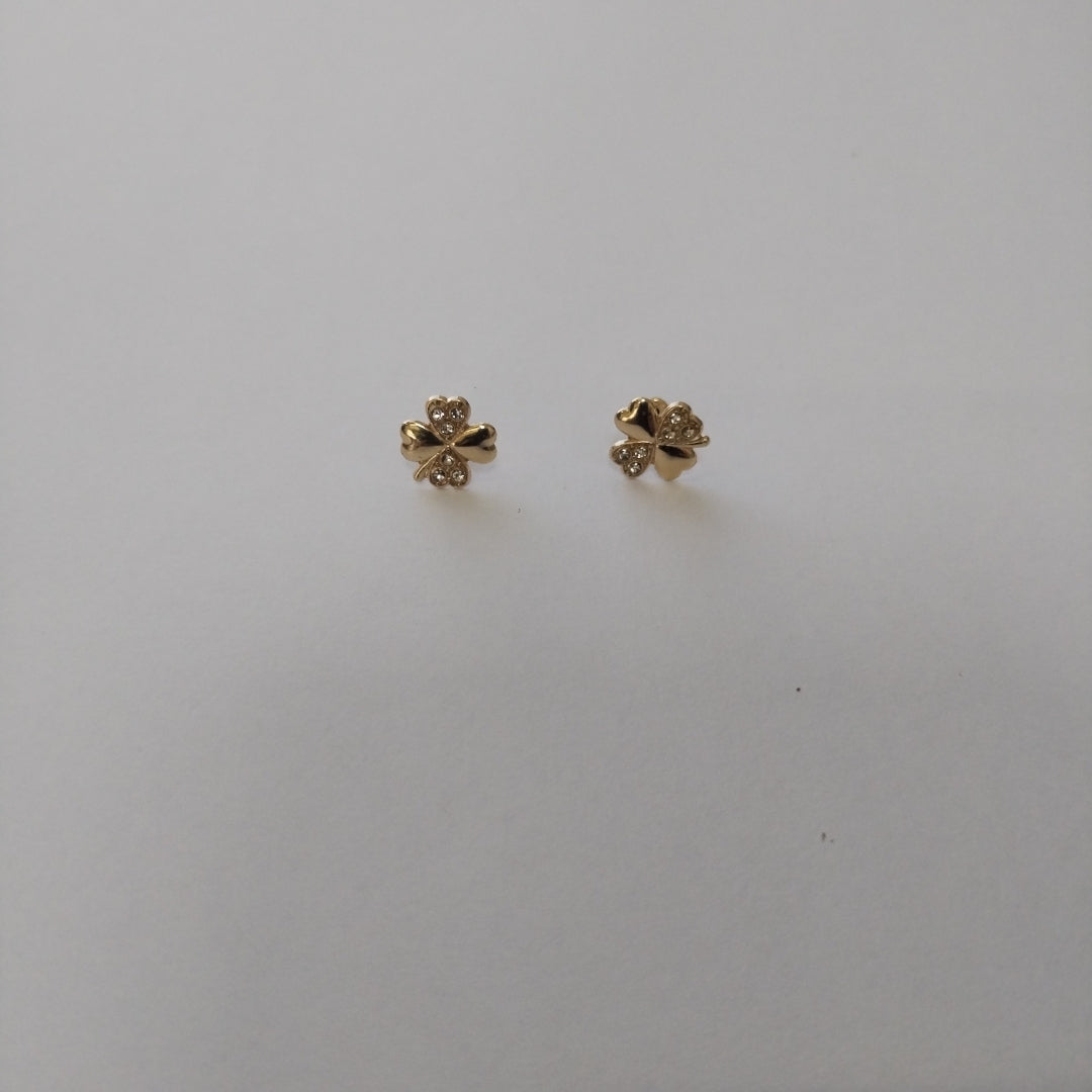 BROQUELES BROQUEL FIG TREBOL 14K 0.2851 GR (NUEVO)