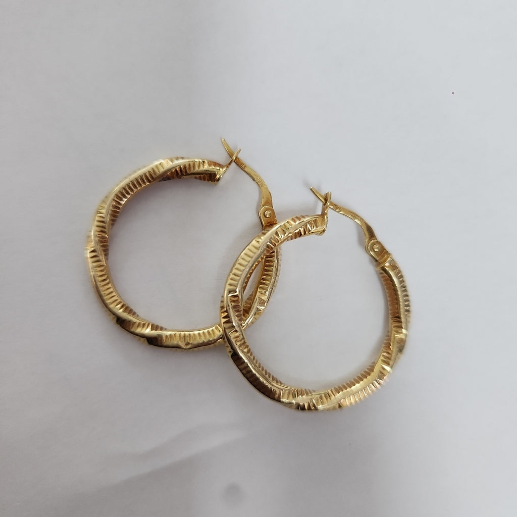 ARRACADAS PAR ORO 14 K 2,00 GRMS (SEMINUEVO)