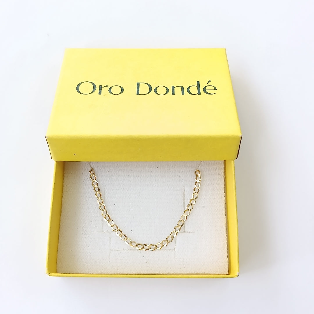 PULSERA BARBADA 14K 18 CM 1.9 GR (NUEVO)