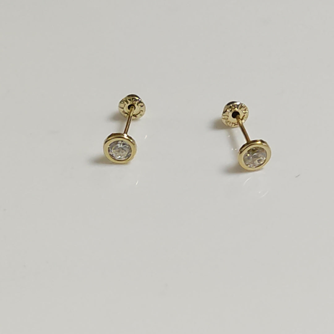BROQUELES BROQUEL C CIRCONIA 14K 0.1501 GR (NUEVO)