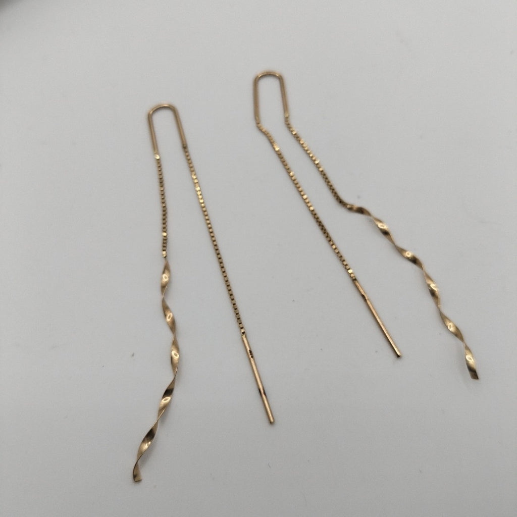 BROQUELES PAR ORO 14 K 2,00 GRMS (SEMINUEVO)