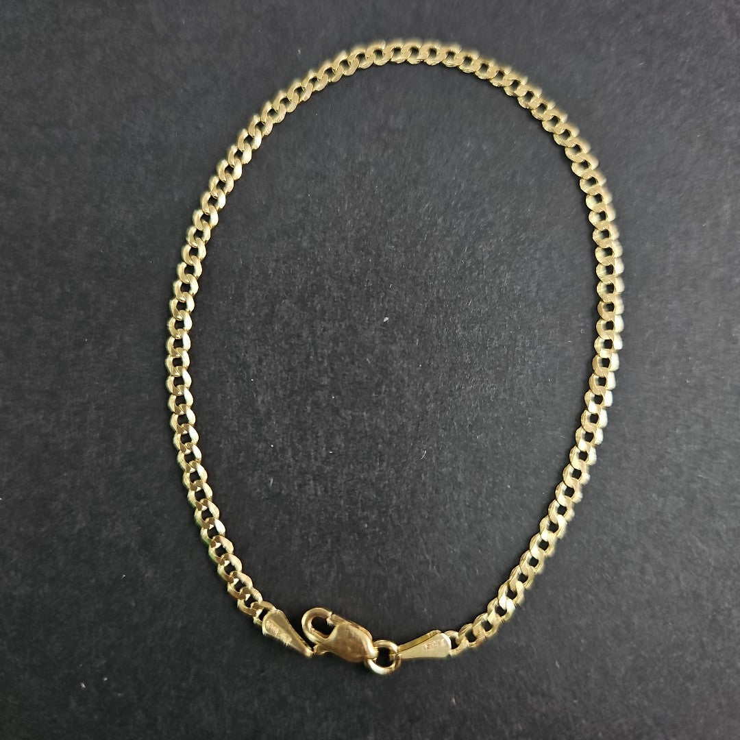 PULSERA BARBADA 14K 18 CM 2 GR (NUEVO)