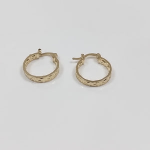 ARETES ARRACADAS FIG GRECAS 14K 1.8 GR (NUEVO)