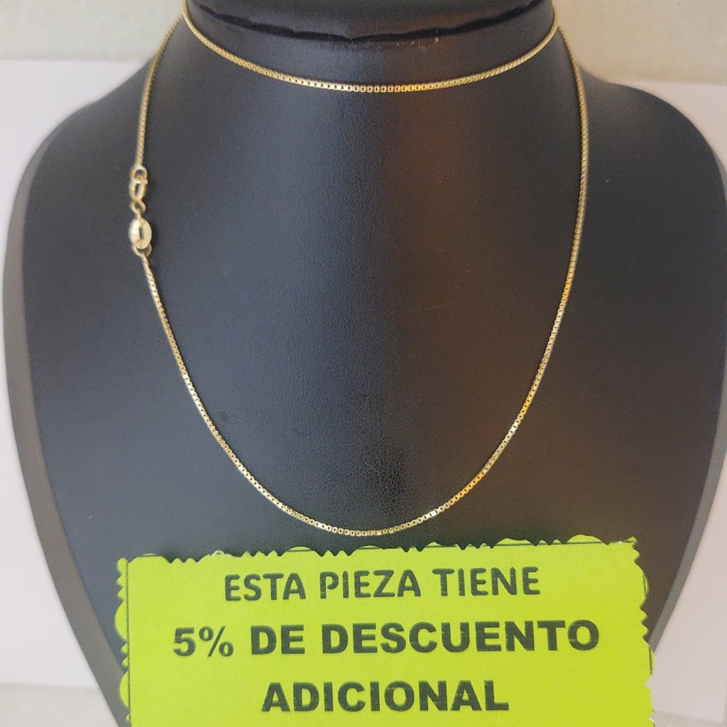 CADENA VENECIANO 14K 55 CM 2.4 GR (NUEVO)