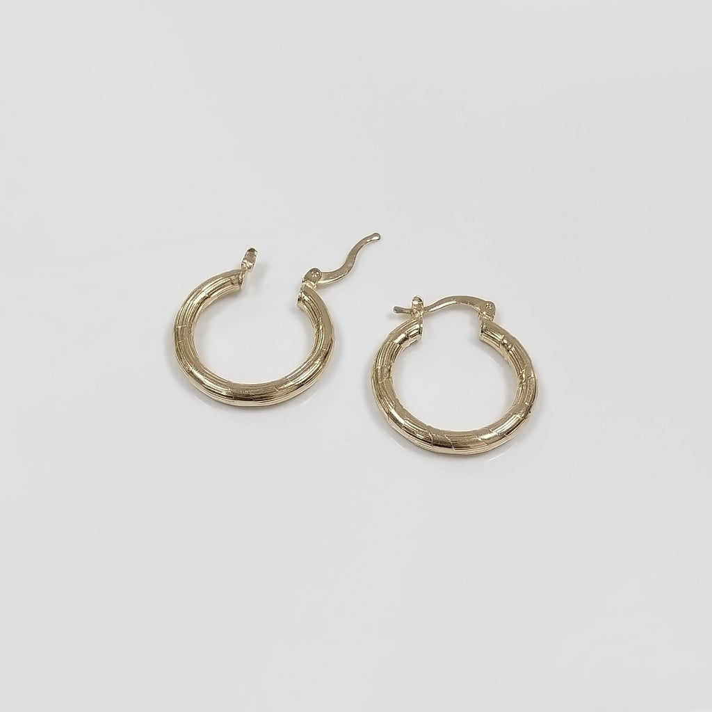 ARETES ARRACADAS 14K 2.7 GR (NUEVO)