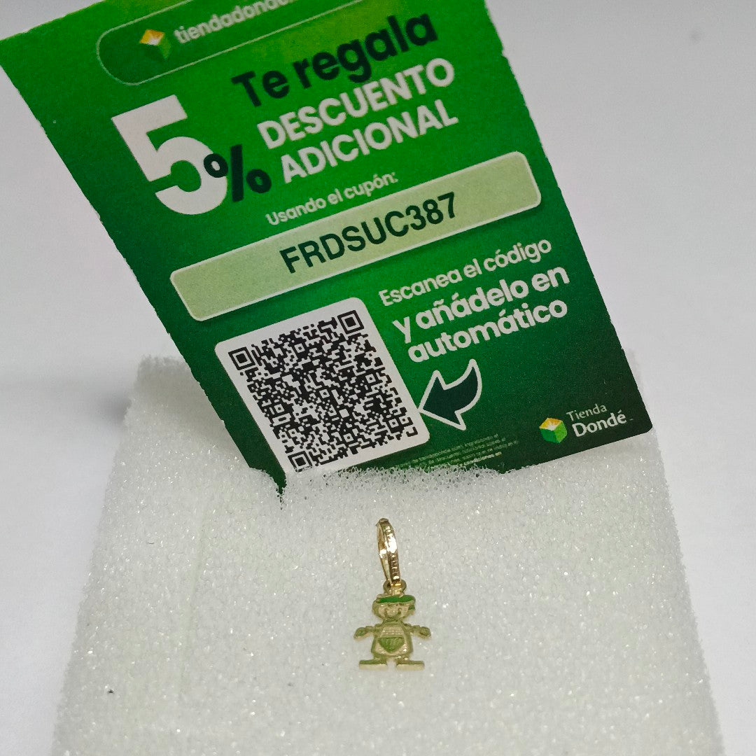 DIJE NIÑO 10K 0.3 GR (NUEVO)