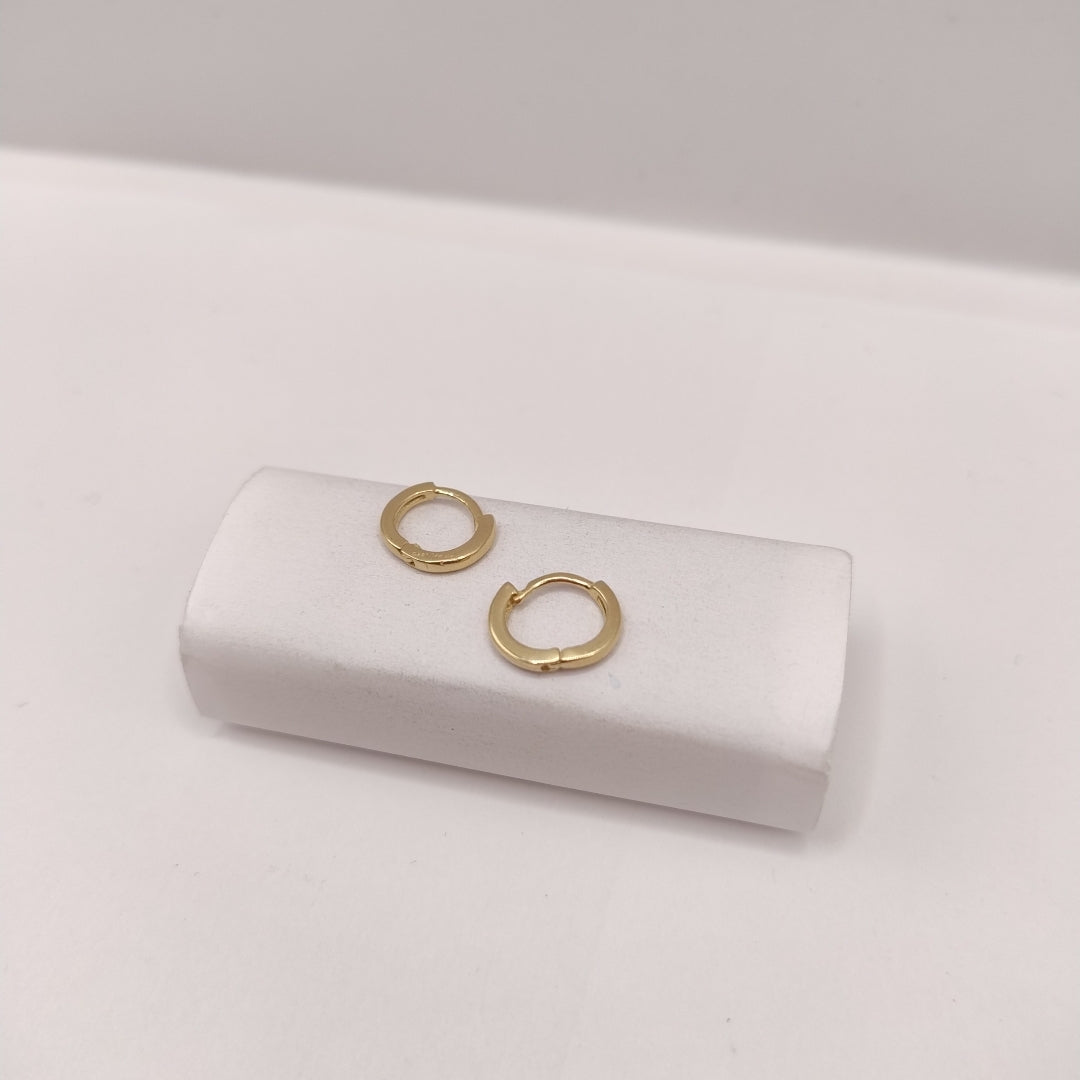 ARETES HUGGIE 14K 1.4 GR (NUEVO)