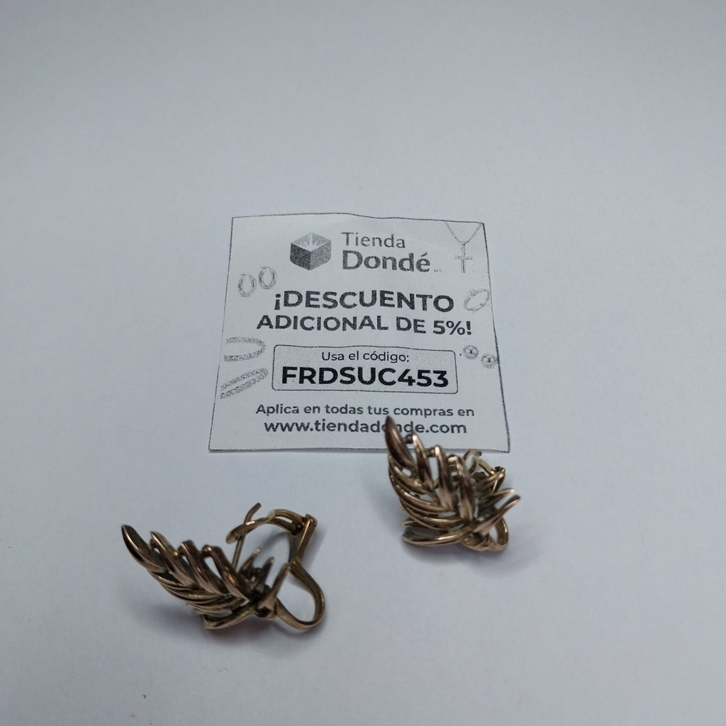 ARETES PAR ORO 8 K 7,70 GRMS (SEMINUEVO)