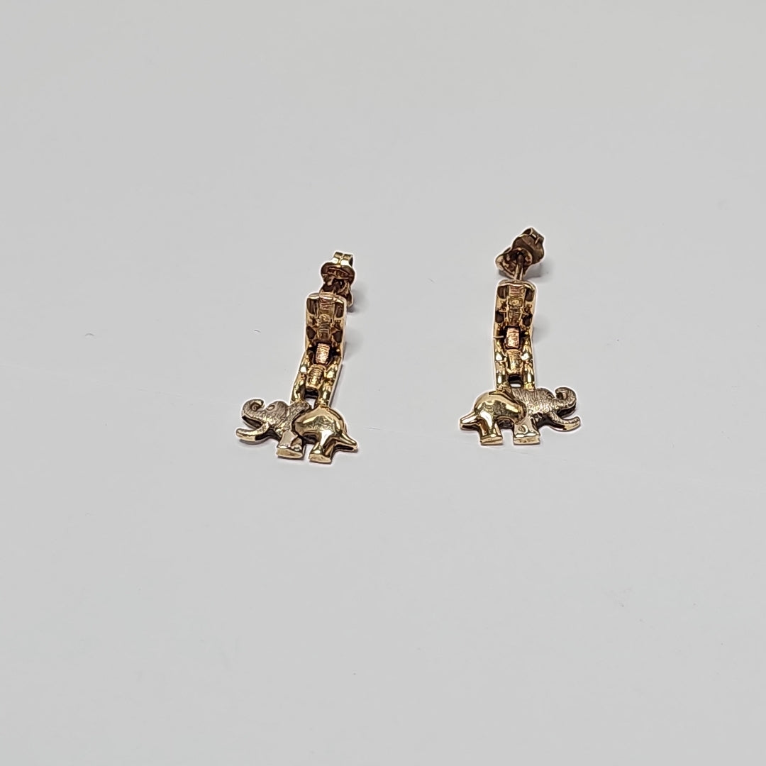 BROQUELES PAR ORO 14 K 3.3 GRMS (SEMINUEVO)