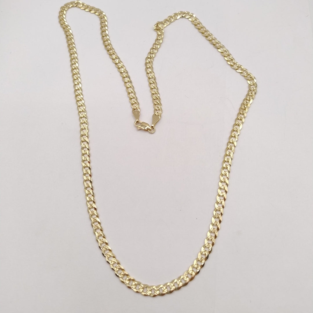 CADENA BARBADA 14K 60 CM 20.8 GR (NUEVO)