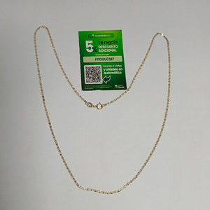 CADENAS TEJIDO GUCHI ORO 10K 55 CM 1.9 GR (NUEVO)