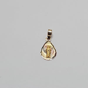 MEDALLA RELIGIOSA ORO COMBINADO 14 K 0,80 GRMS (SEMINUEVO)