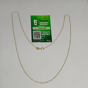 CADENAS TEJIDO 3X1 ORO 10K 55 CM 2.2 GR (NUEVO)