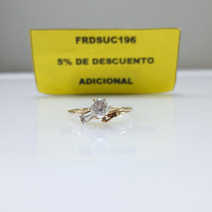SOLITARIO ORO 10 K 1.7 GRMS (SEMINUEVO)