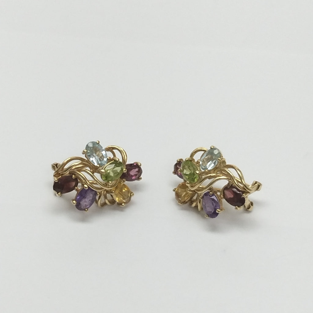 ARETES PAR ORO 14 K 6,30 GRMS (SEMINUEVO)