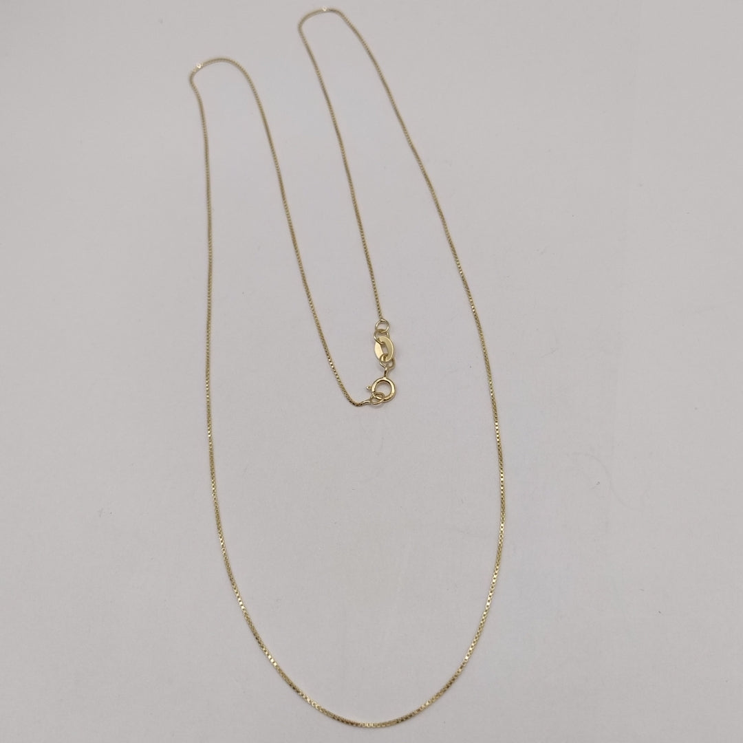 CADENA VENECIANO 14K 55 CM 1.8 GR (NUEVO)