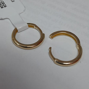 ARETES HUGGIES LISAS 14K 1.5 GR (NUEVO)