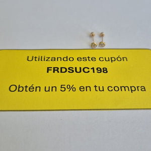 BROQUELES BROQUEL C CIRCONIA 14K 0.1501 GR (NUEVO)