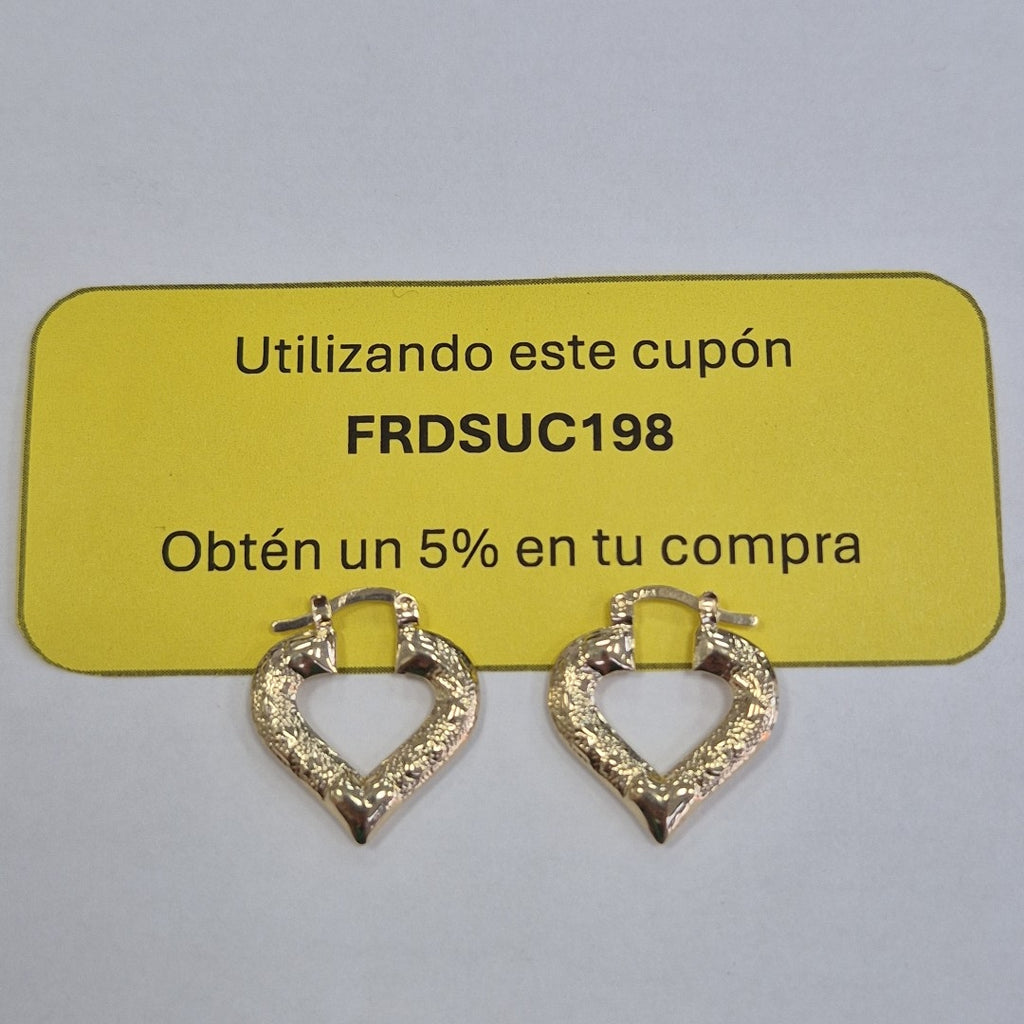 ARETES ARRACADAS 14K 1.7 GR (NUEVO)