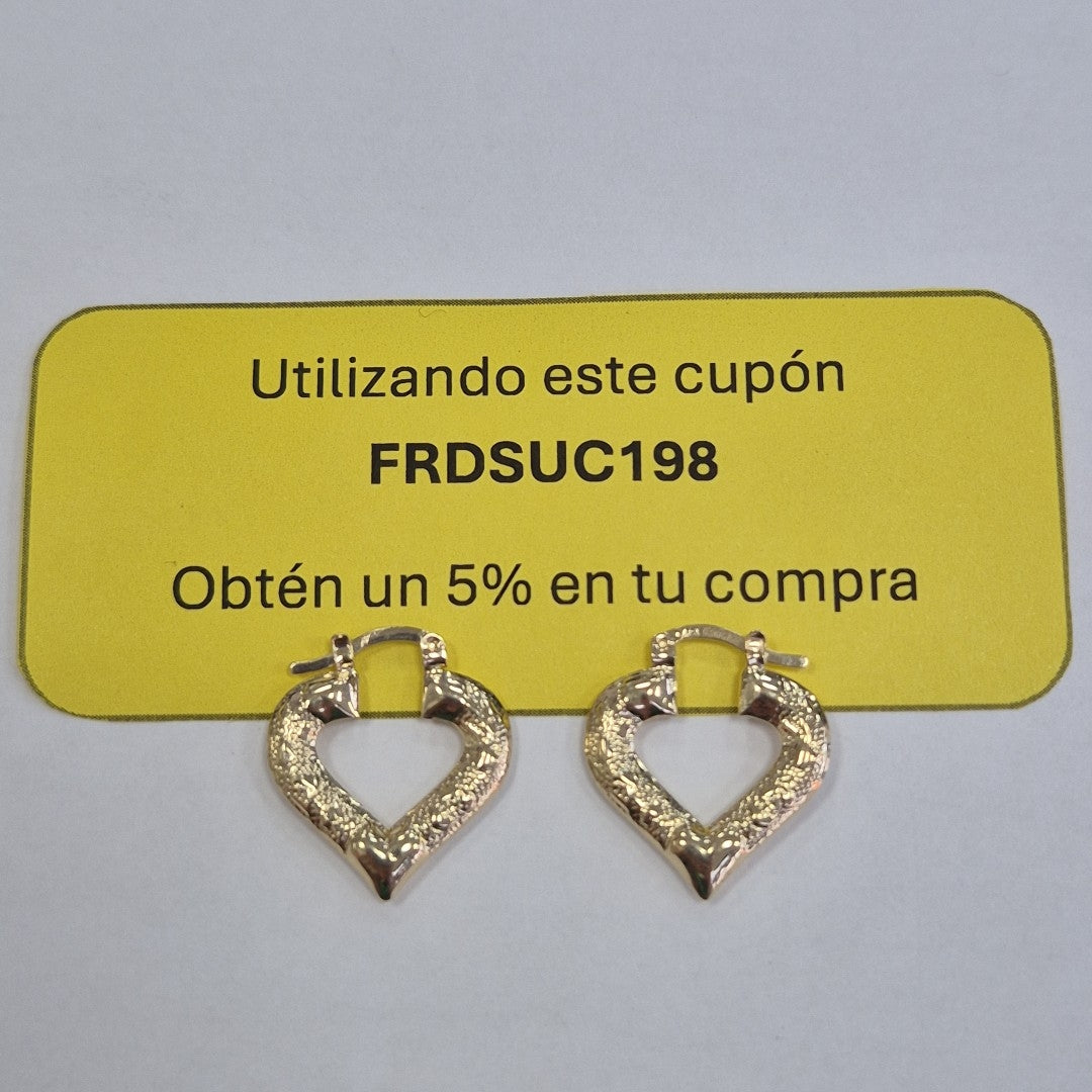 ARETES ARRACADAS 14K 1.7 GR (NUEVO)