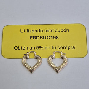 ARETES ARRACADAS 14K 1.7 GR (NUEVO)