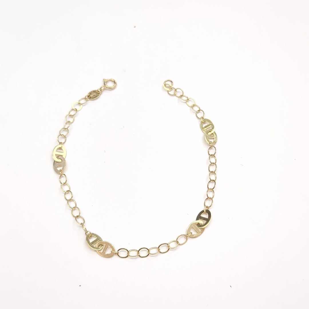PULSERA ESPECIAL 14K 18 CM 1.5 GR (NUEVO)