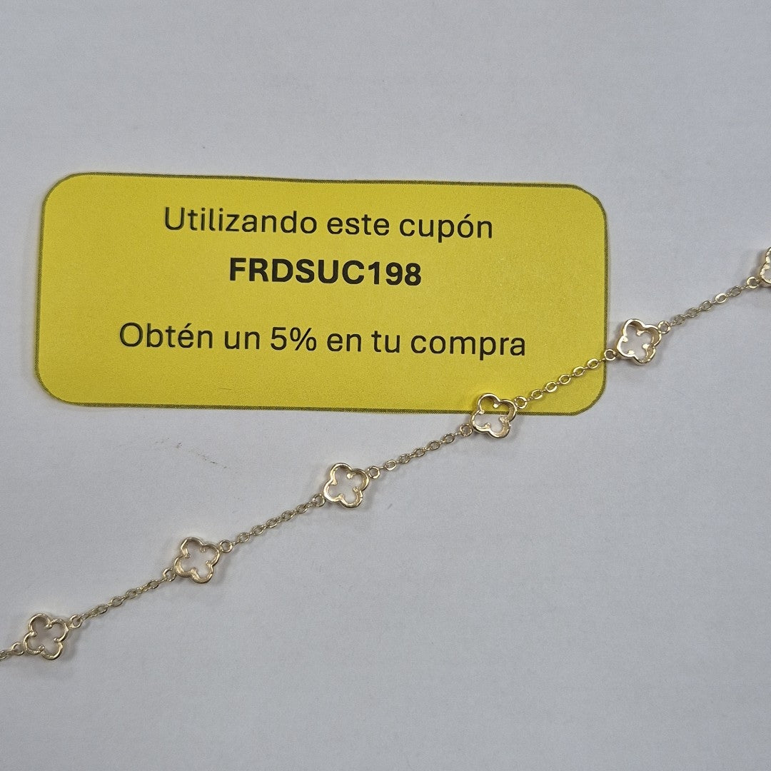 PULSERA ESPECIAL 14K 18 CM 4.2 GR (NUEVO)