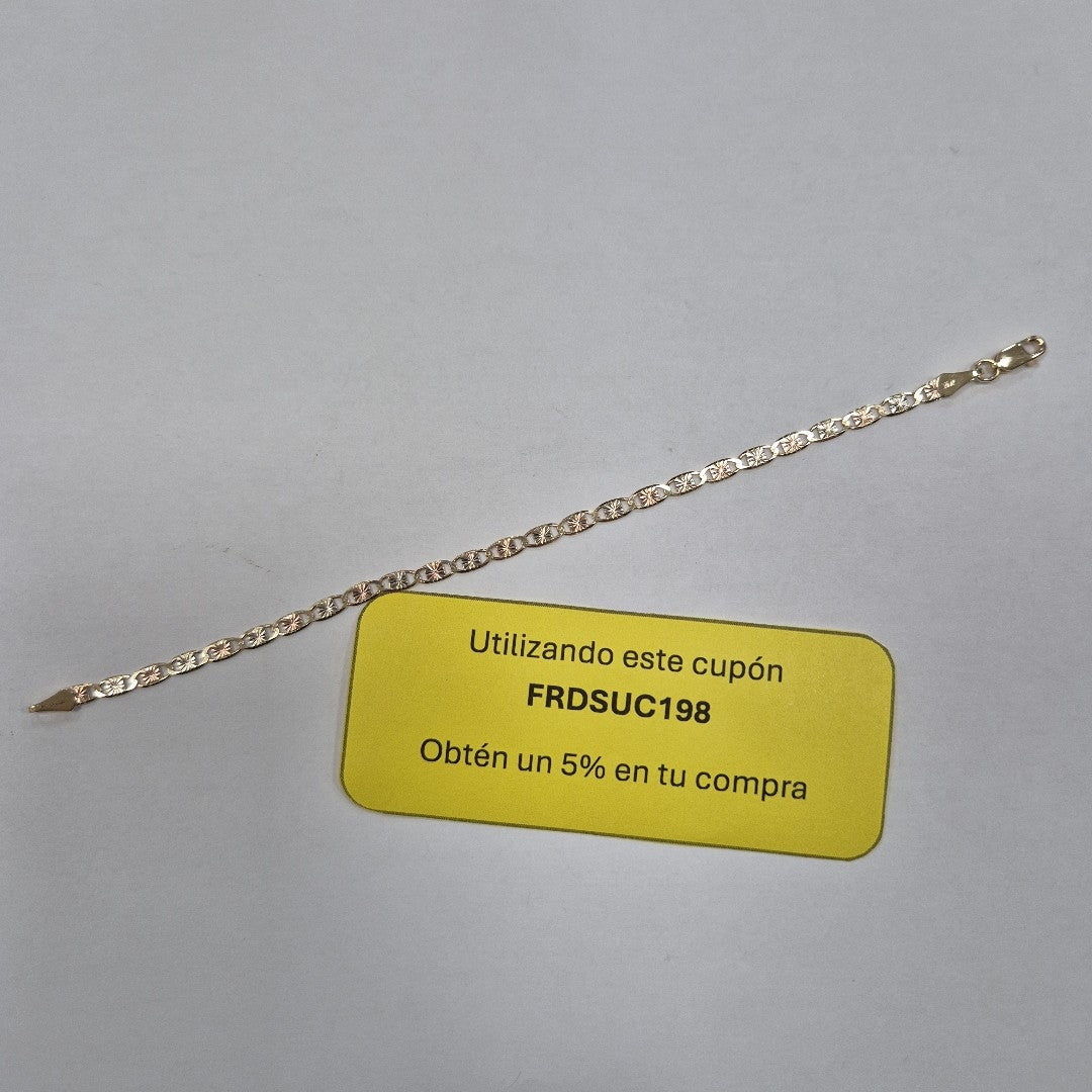 PULSERA GUCHI 14K 18 CM 2.9 GR (NUEVO)