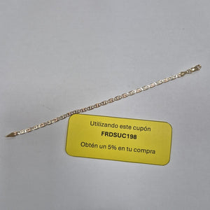 PULSERA GUCHI 14K 18 CM 2.9 GR (NUEVO)
