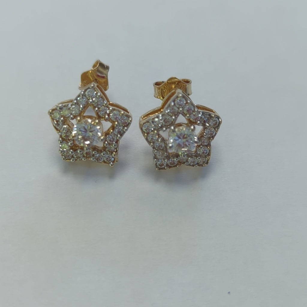 ARETES PAR ORO 10 K 3.3 GRMS (SEMINUEVO)